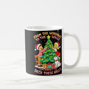 Von den Fenstern zu Wänden diese Hallen Weihnachte Kaffeetasse