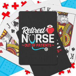Von den Patienten ermüdete, lustige Krankenversich Spielkarten