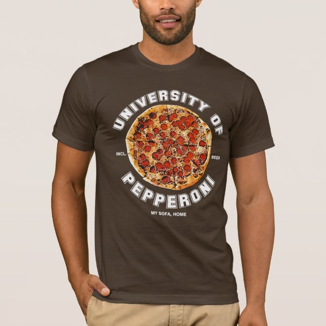 von den Pepperonis (dunkles Shirt) T-Shirt (Vorderseite)