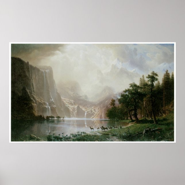 Von den Sierra Nevada Bergen, Kalifornien Poster (Vorne)