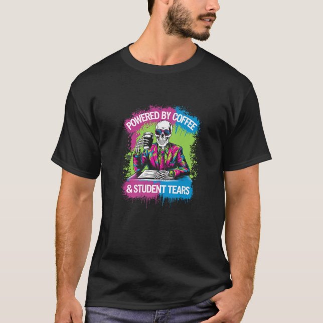 Von den Tees der Kaffeeschüler getrieben Skelettle (Vorderseite)