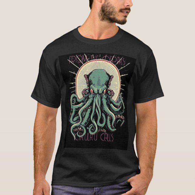 "VON DEN TODEN - CTHULHU-ANRUFE" T-Shirt (Vorderseite)