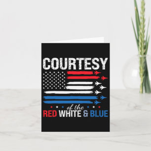 Von den USA Rot Weiß und Blau 4. Juli Frauen mich Karte
