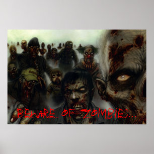 Von den Zombie-"passen Sie Zombies" Poster