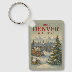 Von Denver mit Liebe Weihnachtsschlüsselanhänger Schlüsselanhänger