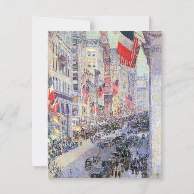 Von der 34th Street, Mai 1917, von Hassam (Vorderseite)