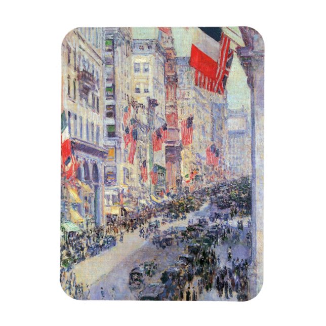Von der 34th Street, Mai 1917, von Hassam Magnet (Vertikal)