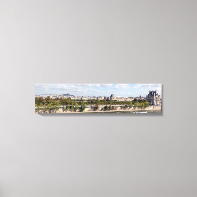 Von der Dachterrasse des Musee d'Orsay hat man ein Leinwanddruck (Vorderseite)