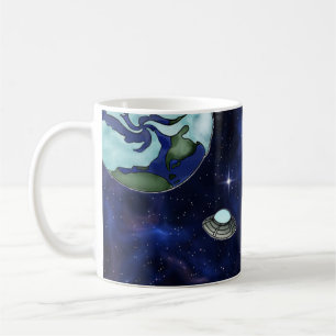 Von der Erde zur Venus Kaffeetasse