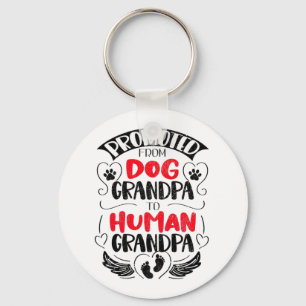 Von der Hunde Opa zum menschlichen Großvater bef Schlüsselanhänger