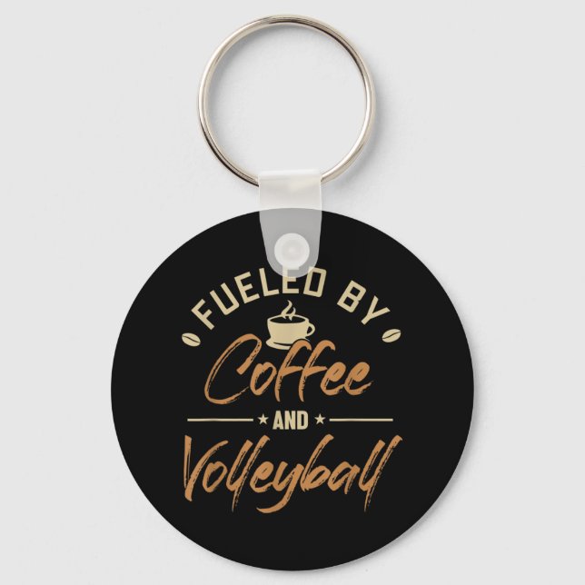 Von der Kaffee- und Volleyballmannschaft gespeist Schlüsselanhänger (Vorderseite)