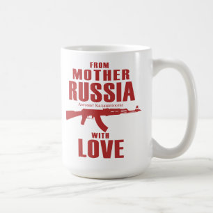 Von der Mutter Russland mit der Tasse der Liebe-AK