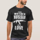 Von der Mutter Russland mit Shirt der Liebe-AK (Vorderseite)