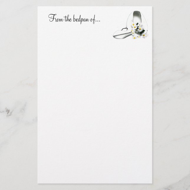 Von der Pfanne von... Briefpapier (Vorderseite)