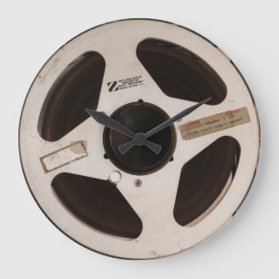 Von der Realität zur Spule Große Wanduhr