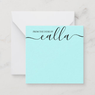 Von der Rezeption einfache Elegante Notecard Mitteilungskarte