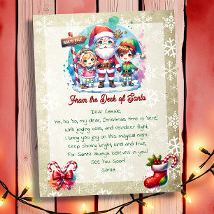 Von der Rezeption Santa für Kinder   Anime Cartoon