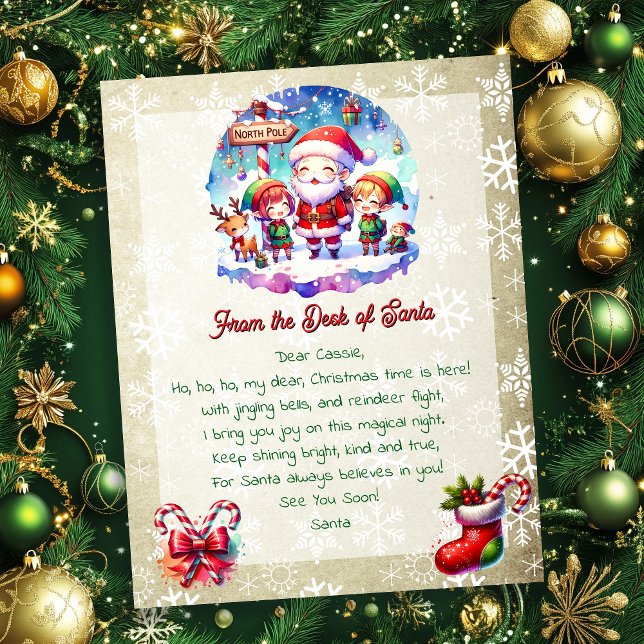 Von der Rezeption Santa für Kinder | Anime Cartoon (Von Creator hochgeladen)