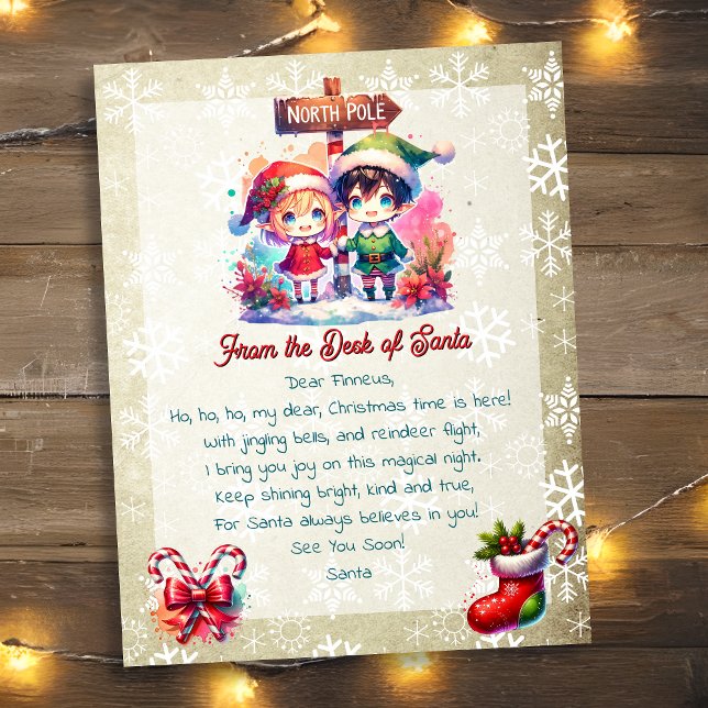 Von der Rezeption Santa für Kinder | Anime Elf (Von Creator hochgeladen)