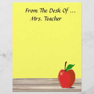 Von der Schreibtisch von..Apple Stationery