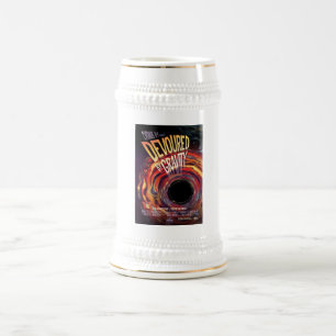 Von der Schwerkraft verschlungen Halloween Loch Sc Bierglas