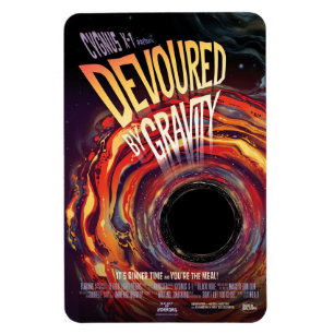 Von der Schwerkraft verschlungen Halloween Loch Sc Magnet
