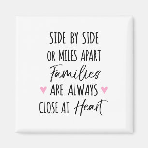 Von der Seite oder Meilen Apart Familien sind im H Magnet