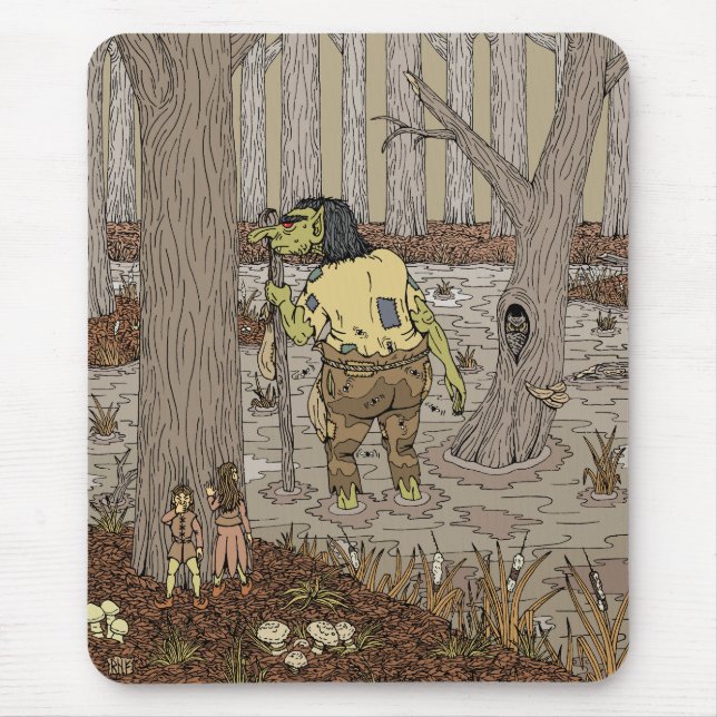 Von der Stinkbottom-Trolle versteckt Mousepad (Vorne)