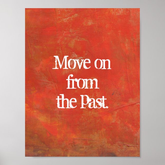 Von der Typografie der Vergangenheit abweichen Poster (Vorne)