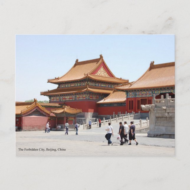 Von der verbotenen Stadt - Postkarte (Vorderseite)