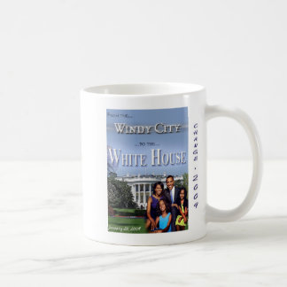 "Von der windigen Stadt zum Weißen Haus" Tasse