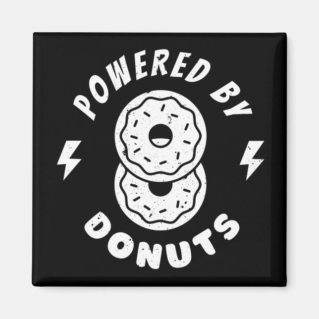 Von Donuts angetrieben Magnet (Vorne)