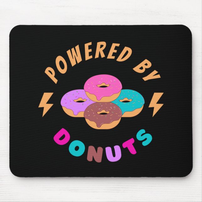 Von Donuts angetrieben Mousepad (Vorne)