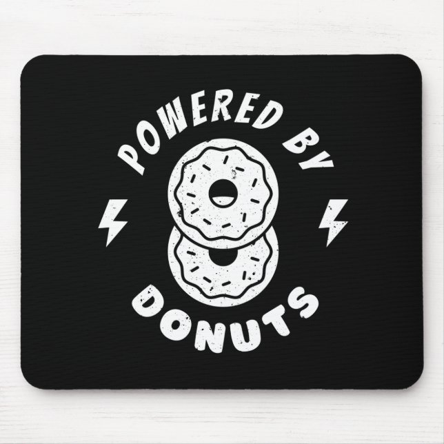 Von Donuts angetrieben Mousepad (Vorne)