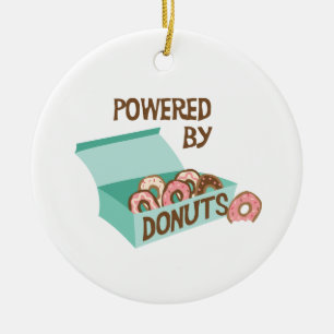 von Donuts beherrscht Keramik Ornament