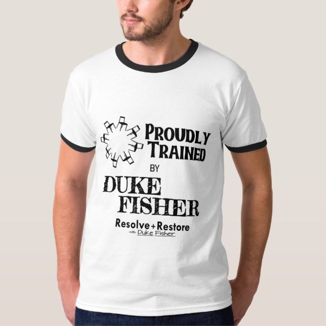 Von Duke ausgebildet T-Shirt (Vorderseite)