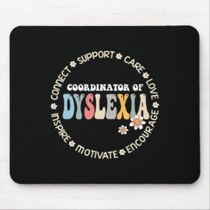 von Dyslexie Squad Awareness Month Lehrer Mousepad