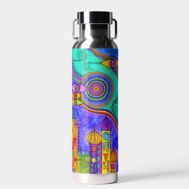 Von EDDArt gezeichnet - zusammenkommen 2 Trinkflasche (Vorne)