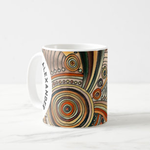 Von EDDArt handgezeichnet - Gedanken 1 Kaffeetasse