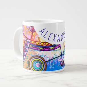 Von EDDArt handgezeichnet - Traumskala 1 Jumbo-Tasse