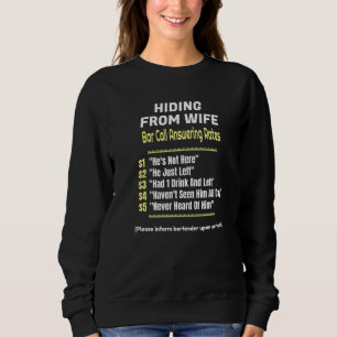 Von Ehefrau Bar-Anrufraten Barkeeper ausblenden Sweatshirt