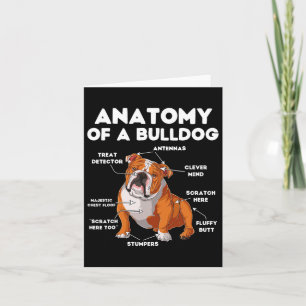 von einem Bulldog Karte