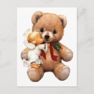 Von einem Engel geküsst Postkarte