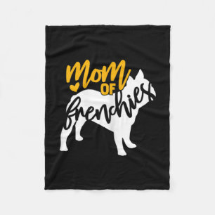 von einem französischen Bulldog Fleecedecke