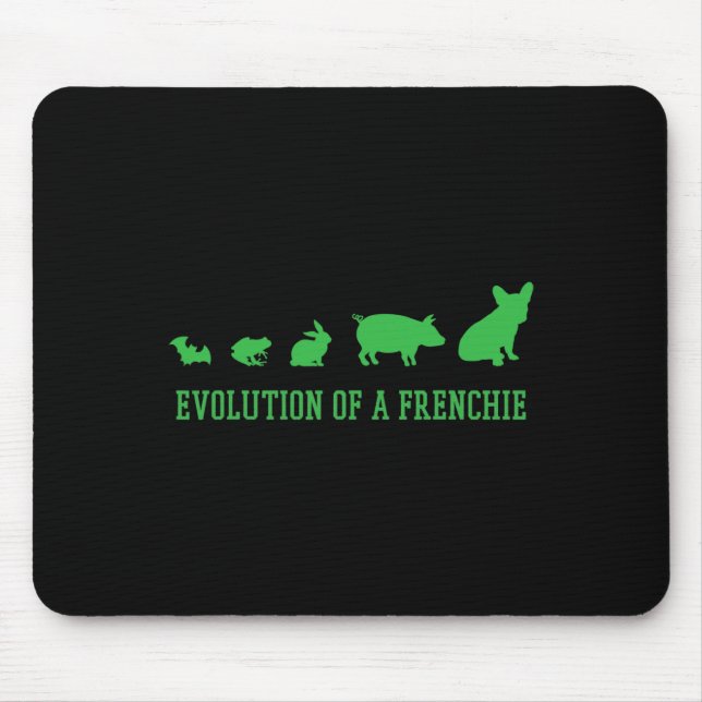 von einem französischen Bulldog Mousepad (Vorne)
