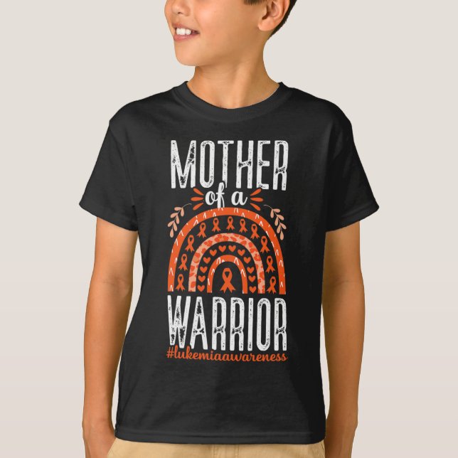 von einem Krieger Leukämie Bewusstsein Monat Krebs T-Shirt (Vorderseite)
