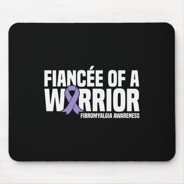 von einem kriegerischen Fibromyalgie-Bewusstsein Mousepad (Vorne)