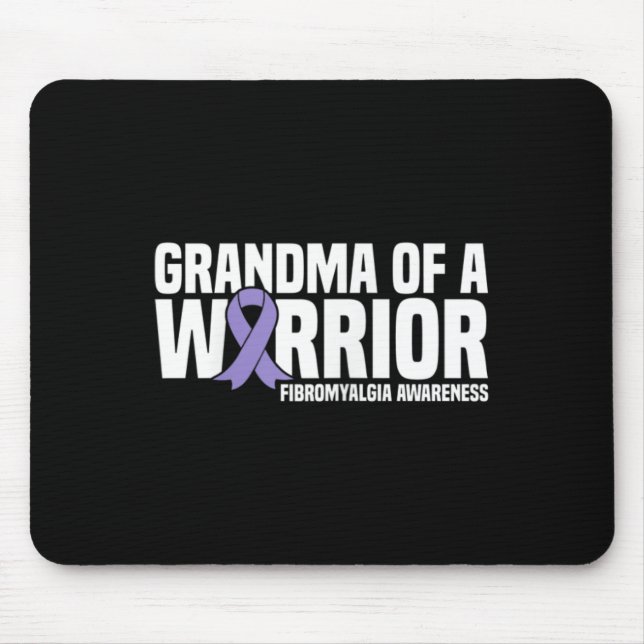 von einem kriegerischen Fibromyalgie-Bewusstsein Mousepad (Vorne)