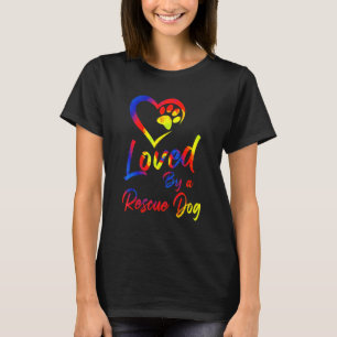 Von einem Rettungshund Adoptiert Foster Dog Pfow P T-Shirt