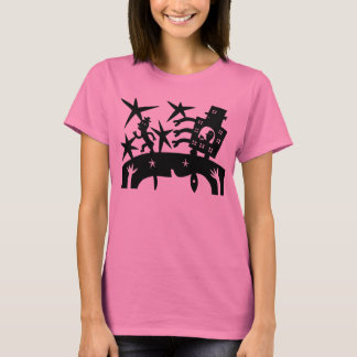 Von einem Roboter weglaufen T-Shirt